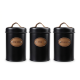 Metal Jar Set 3 Pcs